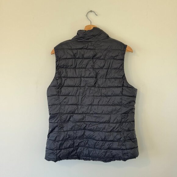 OLD NAVY Ladies Large Black Puffer Full Zip Vest - Picture 5 of 8